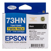 Mực in Epson 73HN Black High Capacity Cartridge - Double Pack (T104193)