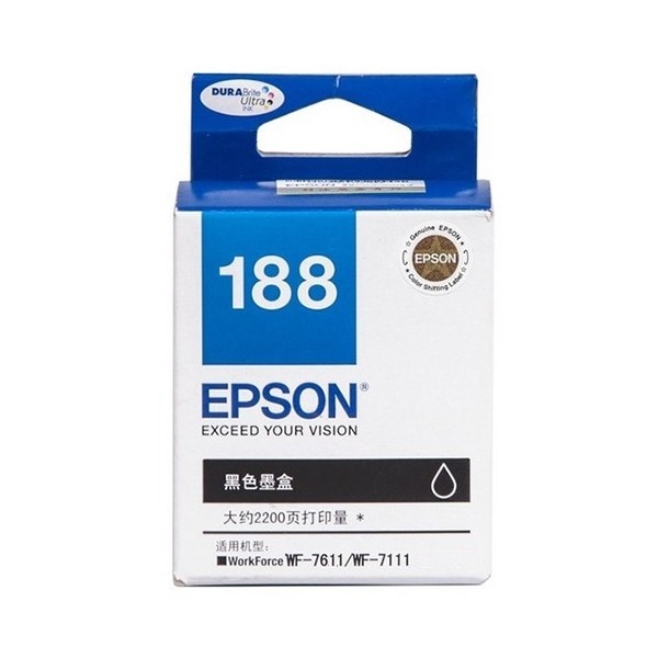 Mực in Epson T188 Black Original Cartridge (C13T188190)
