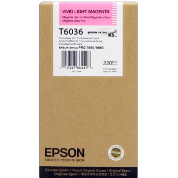 Mực in Epson T6036 Vivid Light Magenta Cartridge (220ml) (C13T603600)