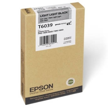 Mực in Epson T6039 Hộp mực Xám nhạt (220ml) (C13T603900)