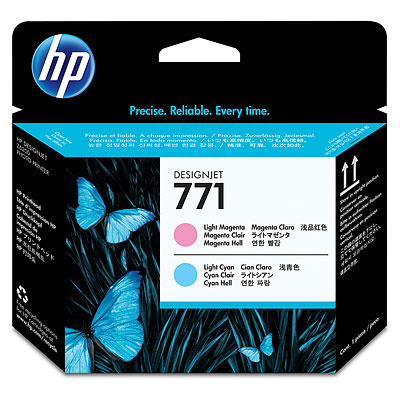 HP 771 Light Magenta and Light Cyan Designjet Printhead (CE019A)