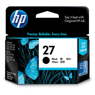 Mã mực: HP 27 Black Inkjet Print Cartridge (C8727A)