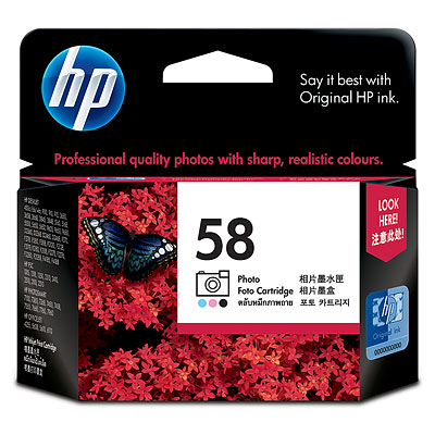 Mã mực: HP 58 Photo Inkjet Print Cartridge (C6658AA)