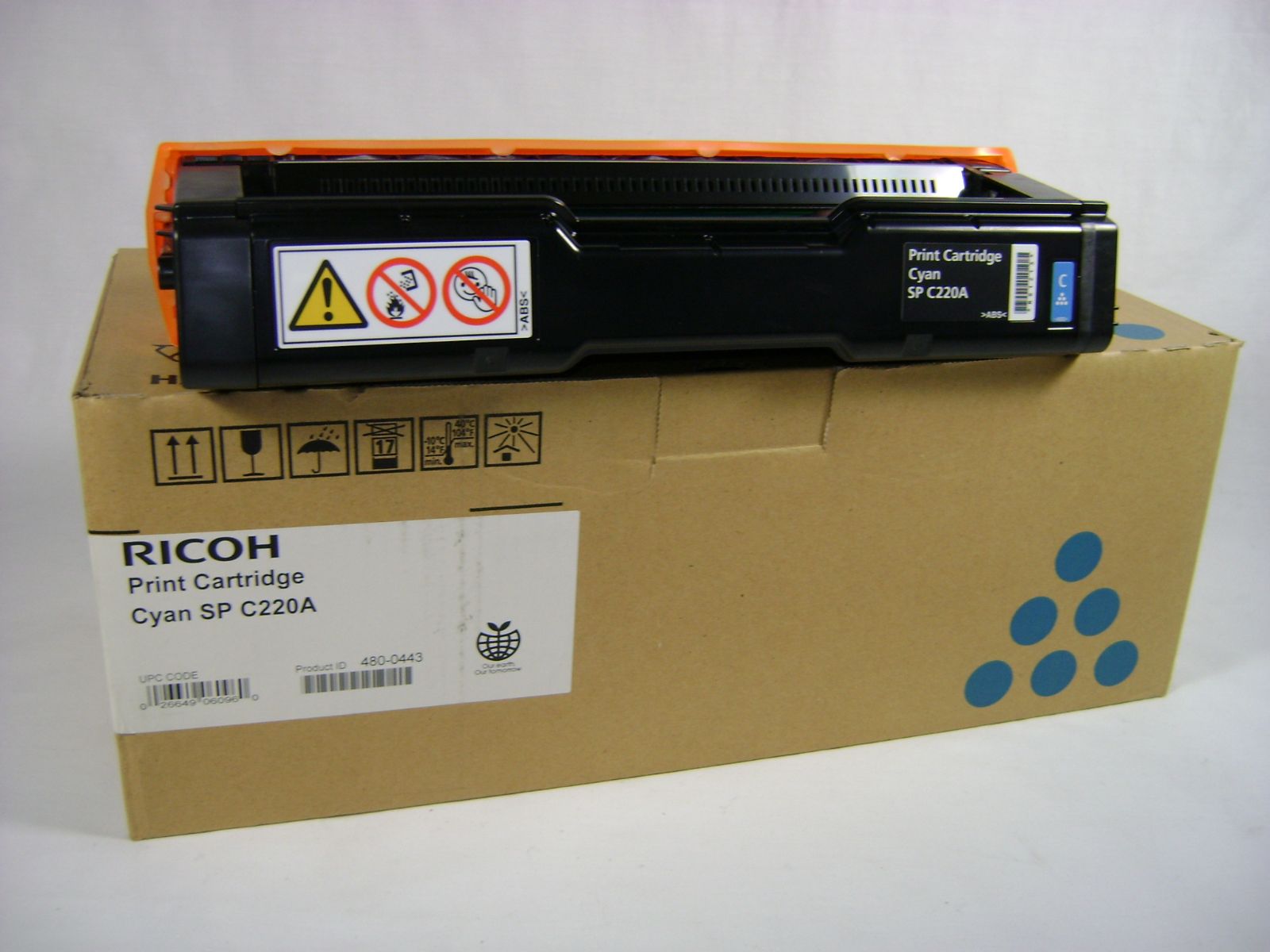 Mực in Ricoh C220S Cyan Toner Cartridge (406060)